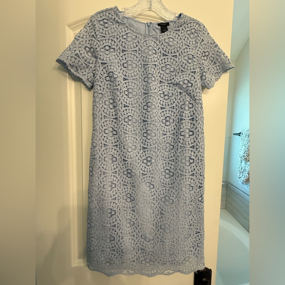 Light blue lace Ann Taylor Factory Dress 0